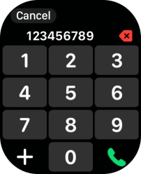 Key in the required number and press the call icon. Key in the required number and press the call icon.