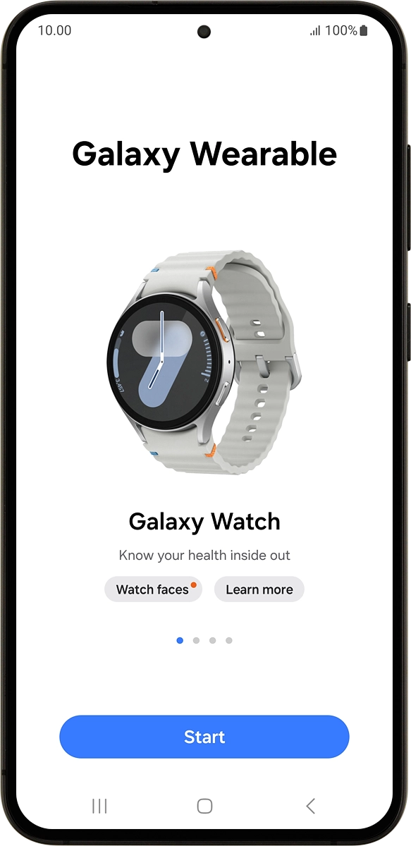 On your phone: Press Start. On your phone: Press Start.
