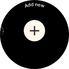 Press the add icon. Press the add icon.