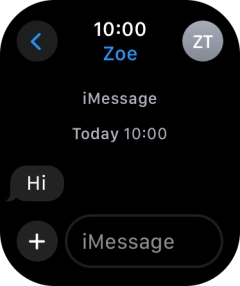 Press iMessage. Press iMessage.