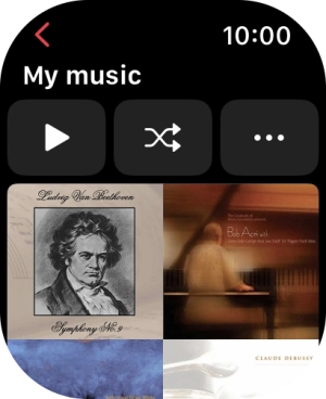 Press the play icon to start the playback. Press the play icon to start the playback.
