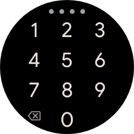 Key in the required PIN and follow the instructions on the screen to create a PIN as lock code. Key in the required PIN and follow the instructions on the screen to create a PIN as lock code.