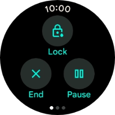 Press Pause to pause activity. Press Pause to pause activity.