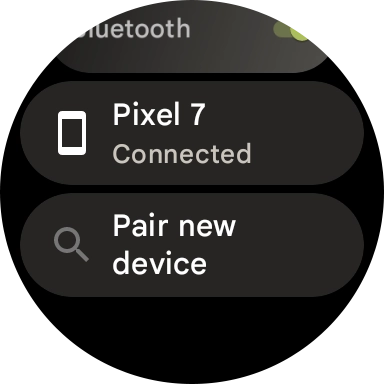 Press Pair new device. Press Pair new device.