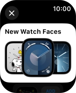 Turn the Digital Crown to see the different watch faces. Turn the Digital Crown to see the different watch faces.