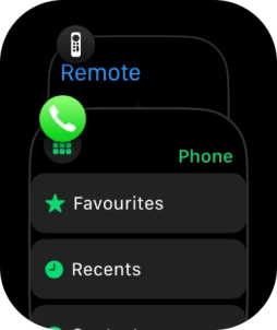 Slide your finger left on the required application. Slide your finger left on the required application.