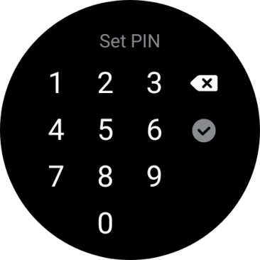 Key in the required PIN and follow the instructions on the screen to create a PIN as lock code. Key in the required PIN and follow the instructions on the screen to create a PIN as lock code.