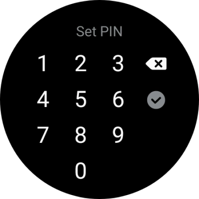 Key in the required PIN and follow the instructions on the screen to create a PIN as lock code. Key in the required PIN and follow the instructions on the screen to create a PIN as lock code.