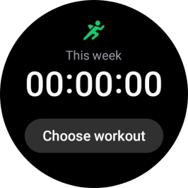 Press Choose workout. Press Choose workout.