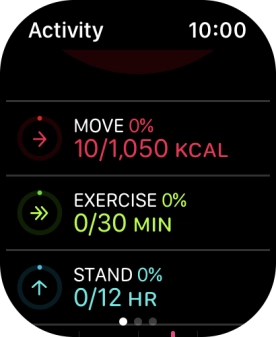 Keep sliding upwards to see the number of steps, distance and number of floors you've covered. Keep sliding upwards to see the number of steps, distance and number of floors you've covered.