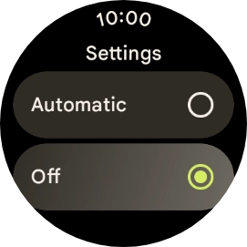 Press the crown to return to the home screen. Press the crown to return to the home screen.