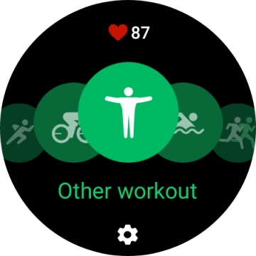Press the settings icon. Press the settings icon.
