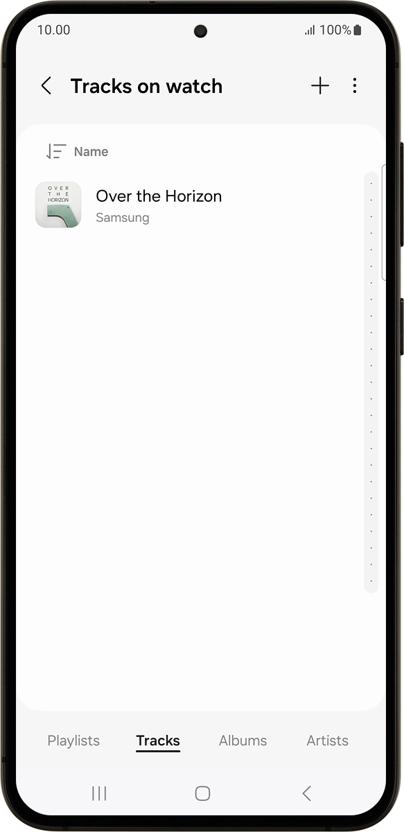 On your phone: Press the add icon. On your phone: Press the add icon.