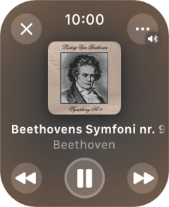 Turn the Digital Crown to select the required volume. Turn the Digital Crown to select the required volume.