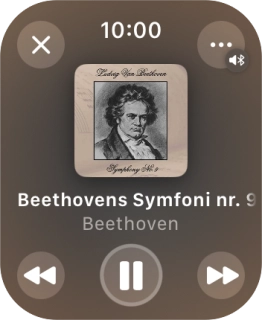 Turn the Digital Crown to select the required volume. Turn the Digital Crown to select the required volume.