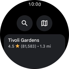 Press the required destination. Press the required destination.