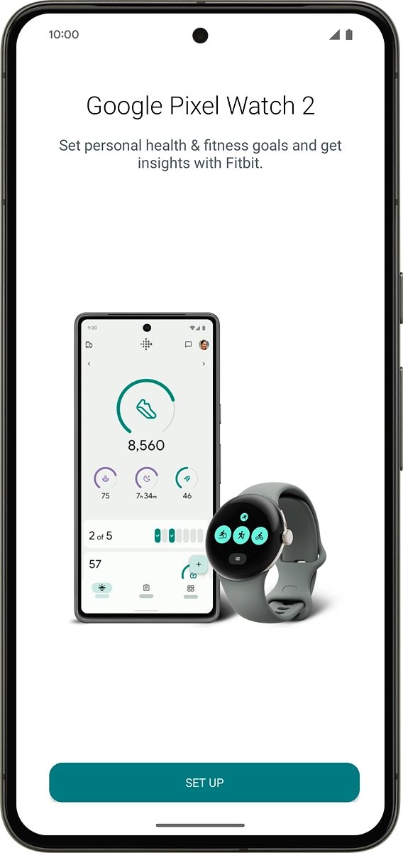 On your phone: Press SET UP. On your phone: Press SET UP.