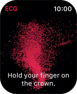 Place your index finger on the Digital Crown while the measurement is done. Place your index finger on the Digital Crown while the measurement is done.