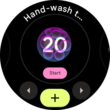 Press the crown. Press the crown.