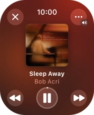 Turn the Digital Crown to select the required volume. Turn the Digital Crown to select the required volume.