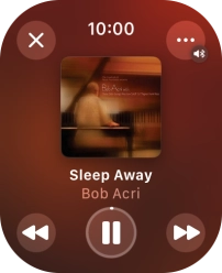 Turn the Digital Crown to select the required volume. Turn the Digital Crown to select the required volume.