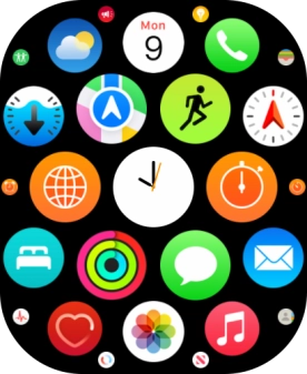 Press the Activity icon. Press the Activity icon.