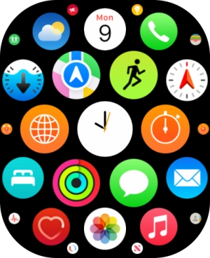 Press the Activity icon. Press the Activity icon.