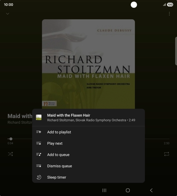 Press the add icon. Press the add icon.