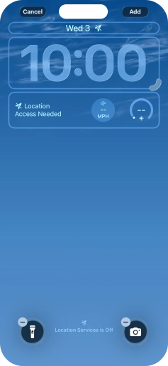 To customise the way the lock screen date is displayed, press the date widget and follow the instructions on the screen to find the required widget display mode. To customise the way the lock screen date is displayed, press the date widget and follow the instructions on the screen to find the required widget display mode.