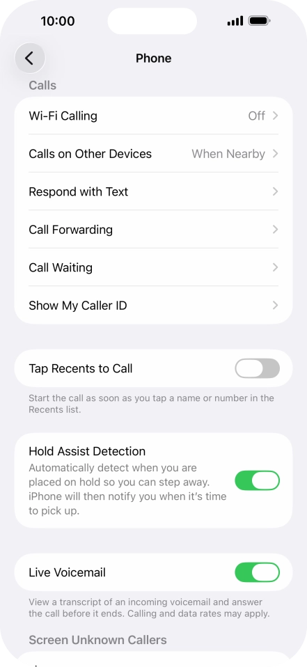 Press Wi-Fi Calling. Press Wi-Fi Calling.