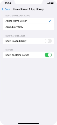 To add new downloaded apps to both the home screen and App Library, press Add to Home Screen. To add new downloaded apps to both the home screen and App Library, press Add to Home Screen.