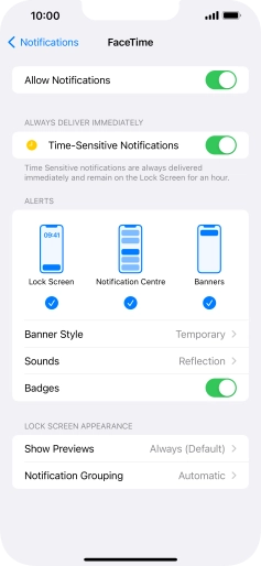 Press the indicator next to Press the indicator next to