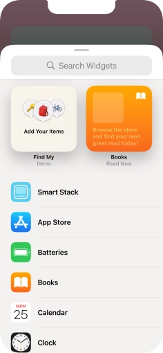 Press Smart Stack. Press Smart Stack.