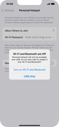 If Wi-Fi is turned off, press Turn on Wi-Fi and Bluetooth. If Wi-Fi is turned off, press Turn on Wi-Fi and Bluetooth.