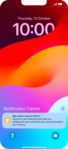 Press the required notification and follow the instructions on the screen to use the selected function. Press the required notification and follow the instructions on the screen to use the selected function.