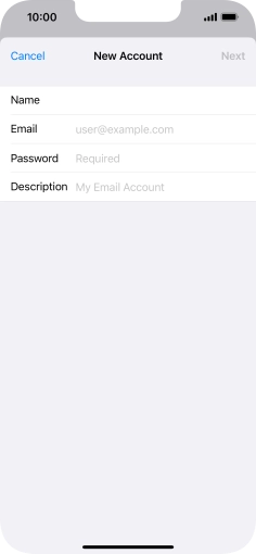 Press Email and key in your email address. Press Email and key in your email address.