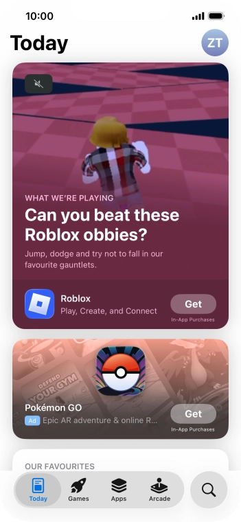 Press the search icon. Press the search icon.