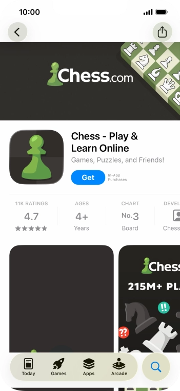 Press Get and follow the instructions on the screen to install the app. Press Get and follow the instructions on the screen to install the app.