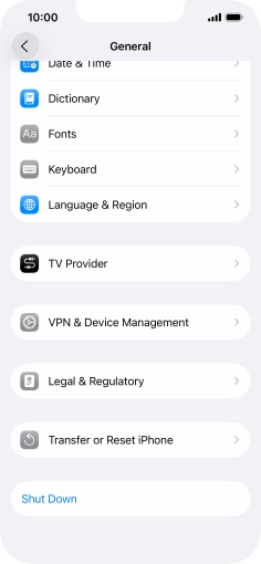 Press Transfer or Reset iPhone. Press Transfer or Reset iPhone.
