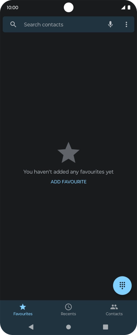 Press the menu icon. Press the menu icon.