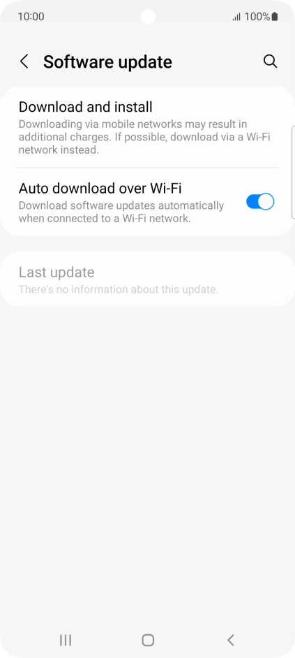 Press Download and install. If a new software version is available, it's displayed. Follow the instructions on the screen to update the phone software. Press Download and install. If a new software version is available, it's displayed. Follow the instructions on the screen to update the phone software.