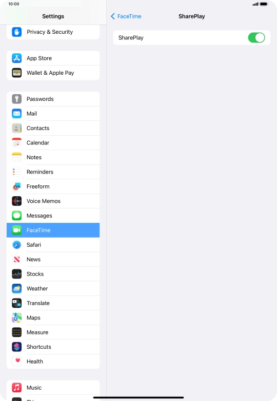 Press the indicator next to Press the indicator next to