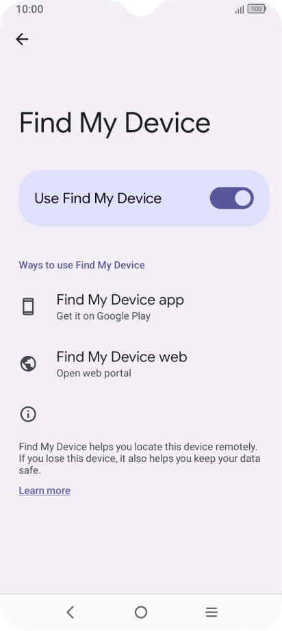 Press the Home key to return to the home screen. Press the Home key to return to the home screen.