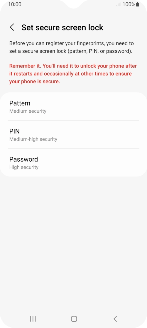 Press the required phone lock code and follow the instructions on the screen to create an additional phone lock code. Press the required phone lock code and follow the instructions on the screen to create an additional phone lock code.