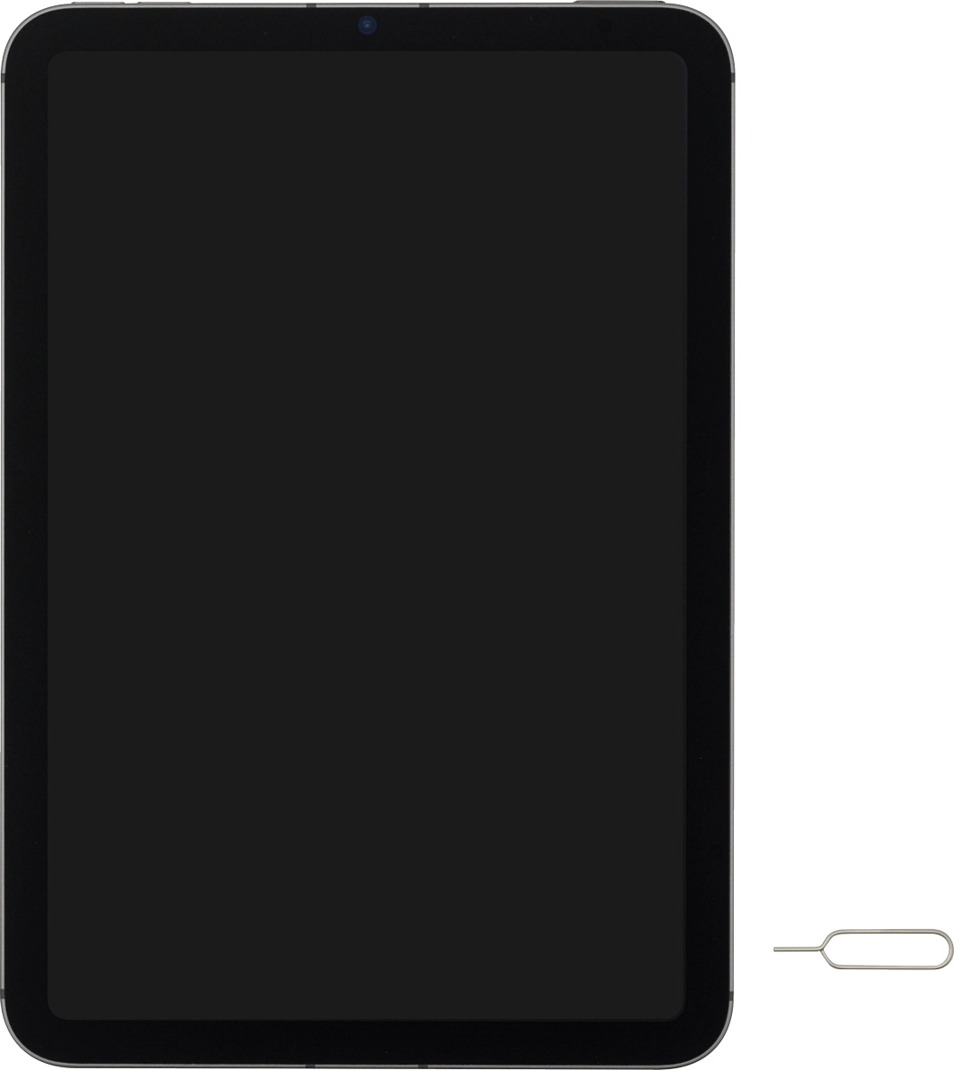 Find the opener for the SIM holder. Find the opener for the SIM holder.