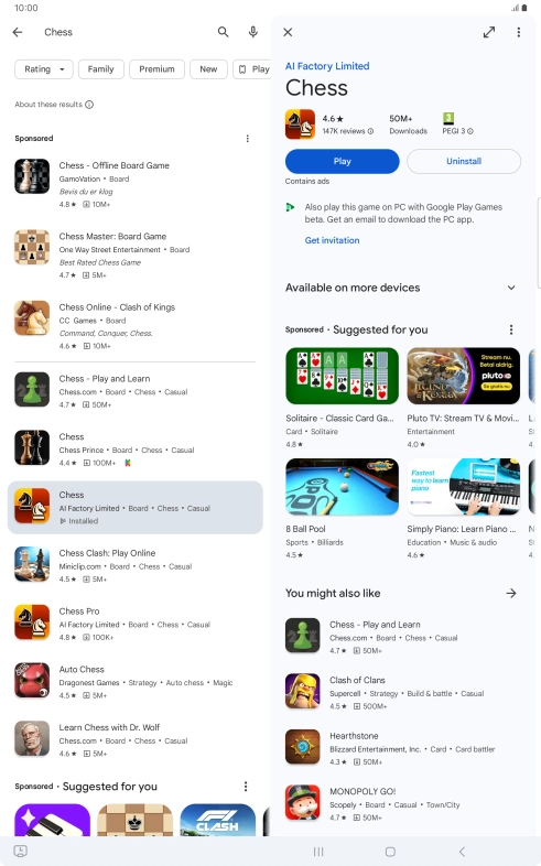 Press the Home key to return to the home screen. Press the Home key to return to the home screen.