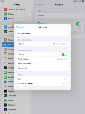Press the indicator next to Press the indicator next to