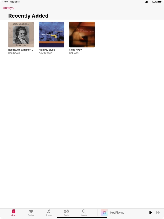 Press the drop down list. Press the drop down list.