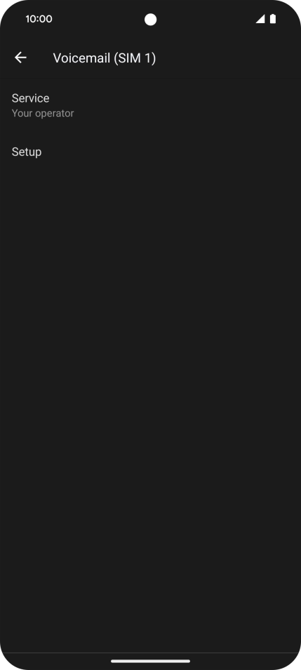 Press Setup. Press Setup.