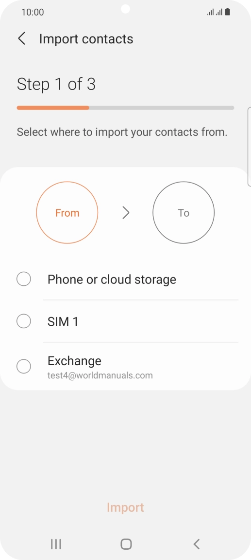 Press the name of the SIM. Press the name of the SIM.